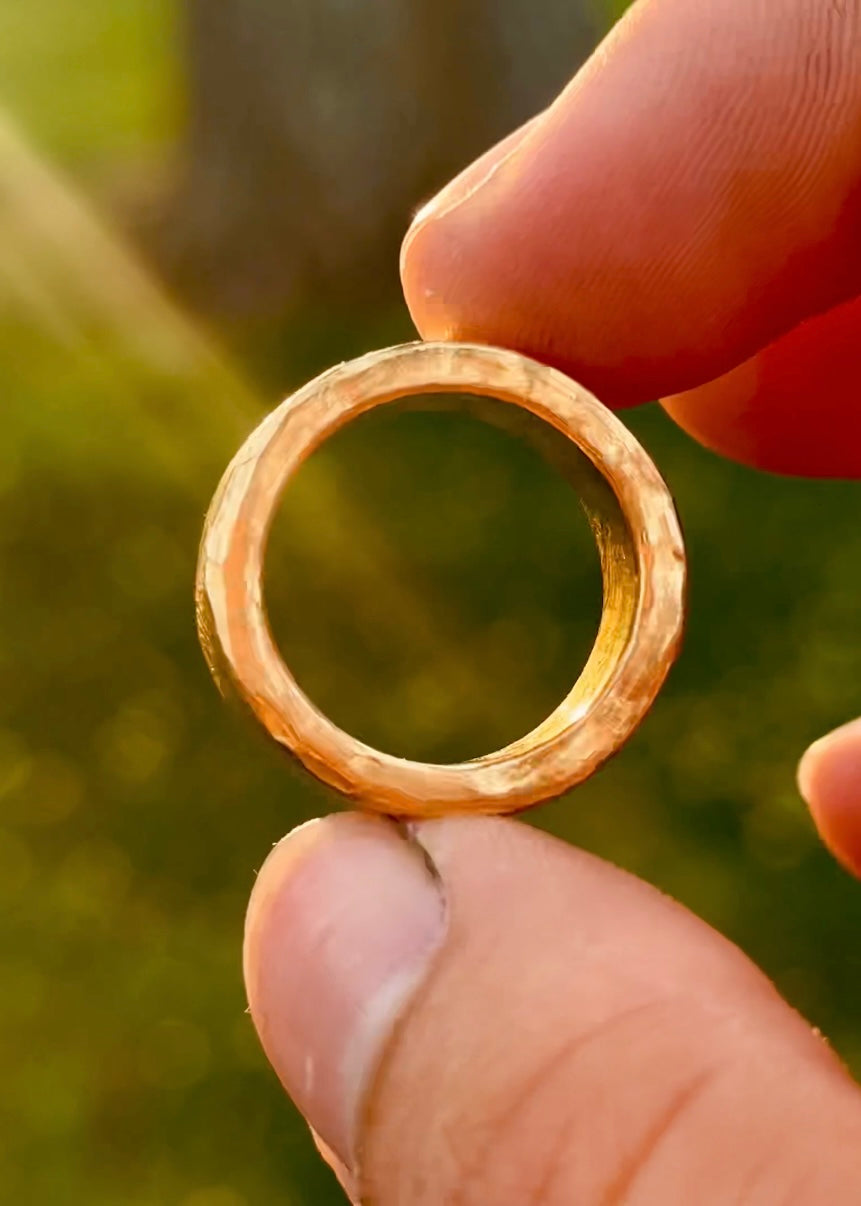 24K Pure Gold band ring 1oz 1 ounce
