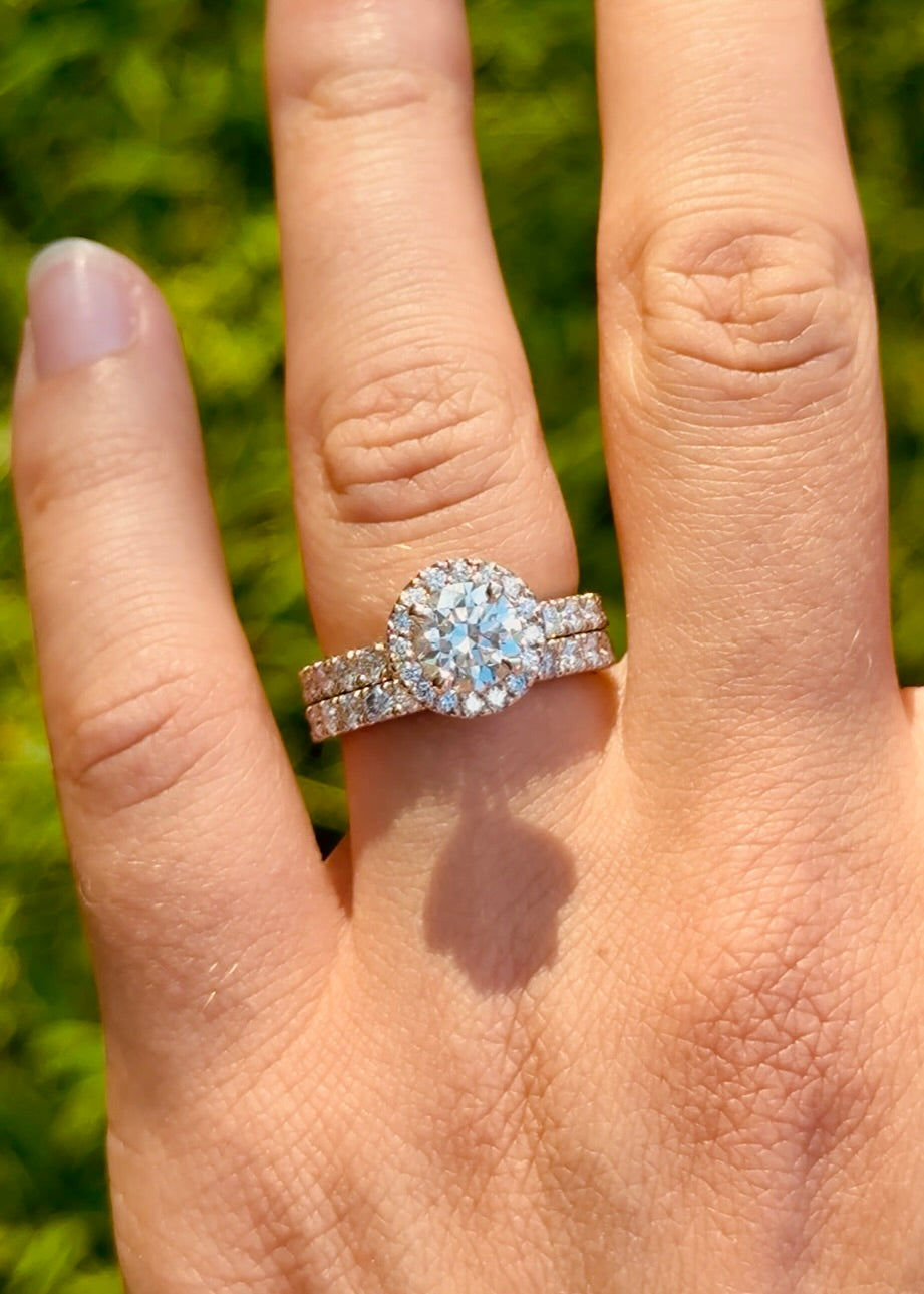 Halo Engagement Ring