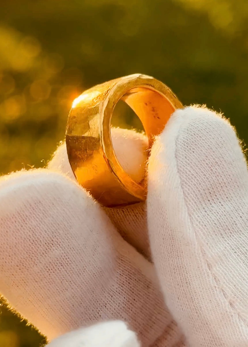 24K Gold Ring Full Ounce