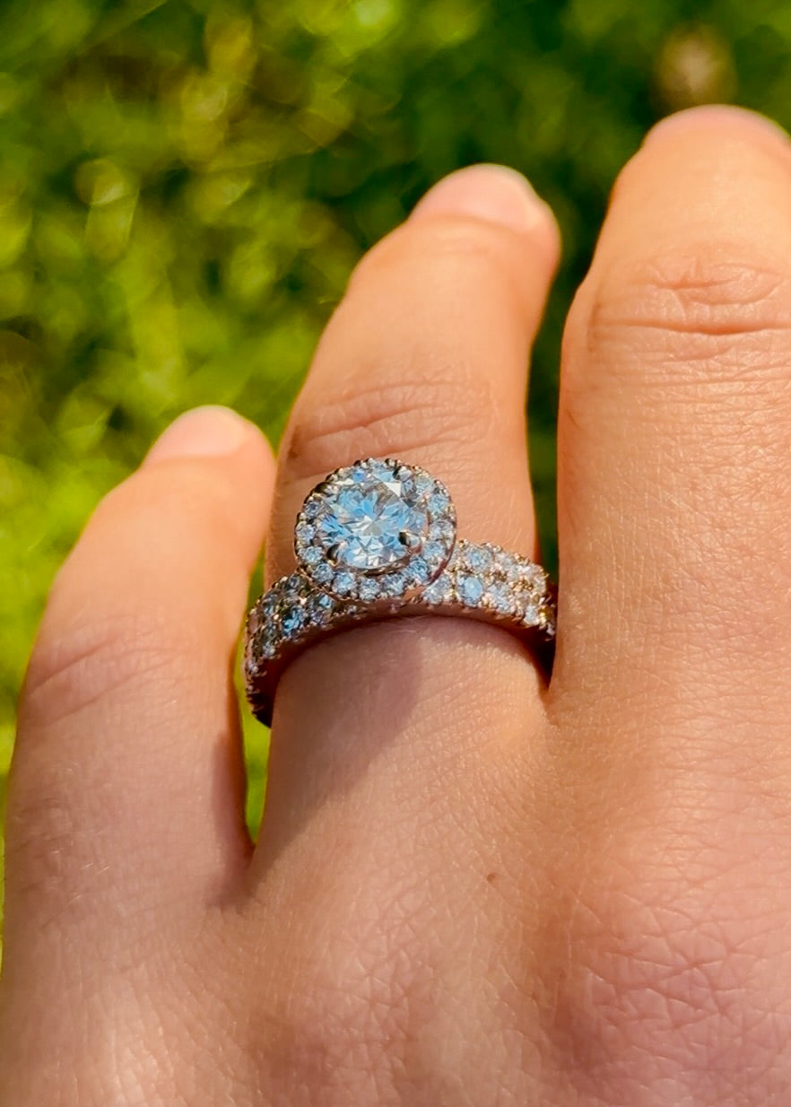 Halo Engagement Ring