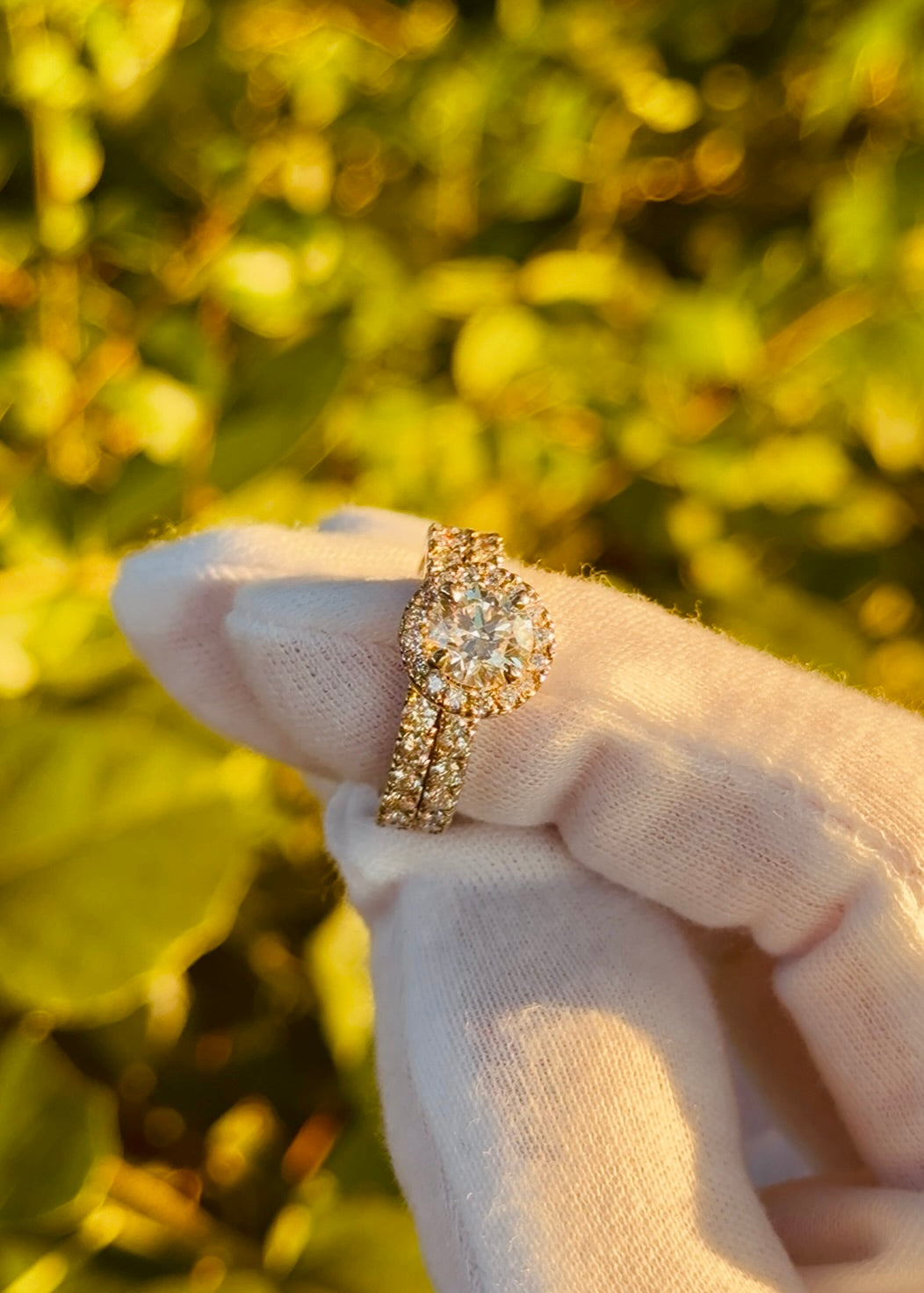 Halo Engagement Ring