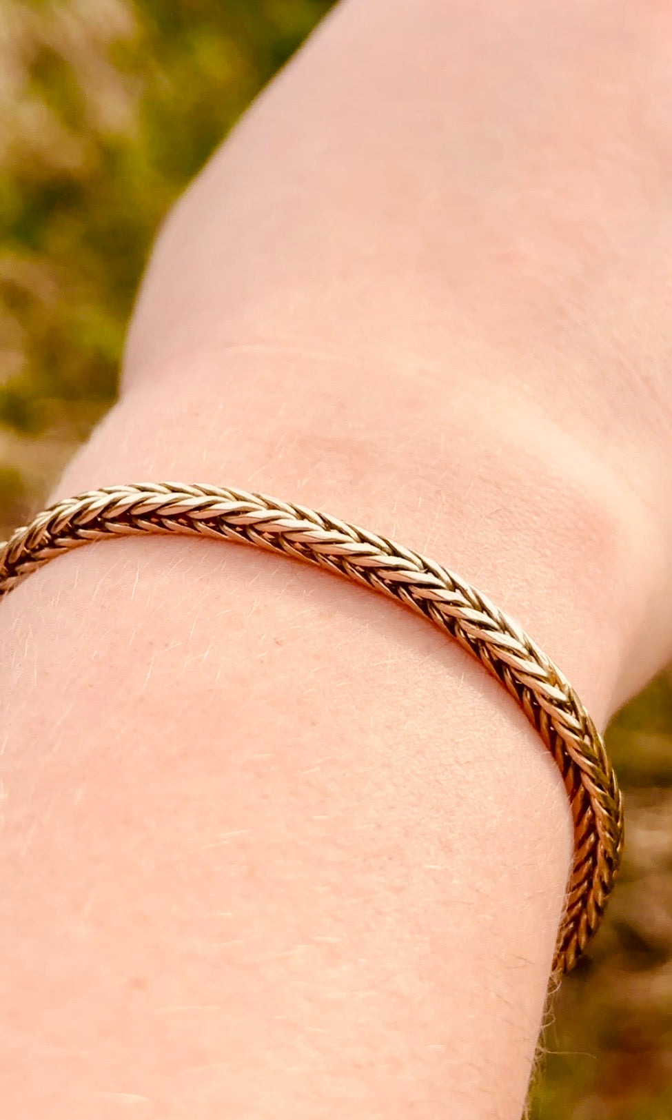 Gold Foxtail Bracelet