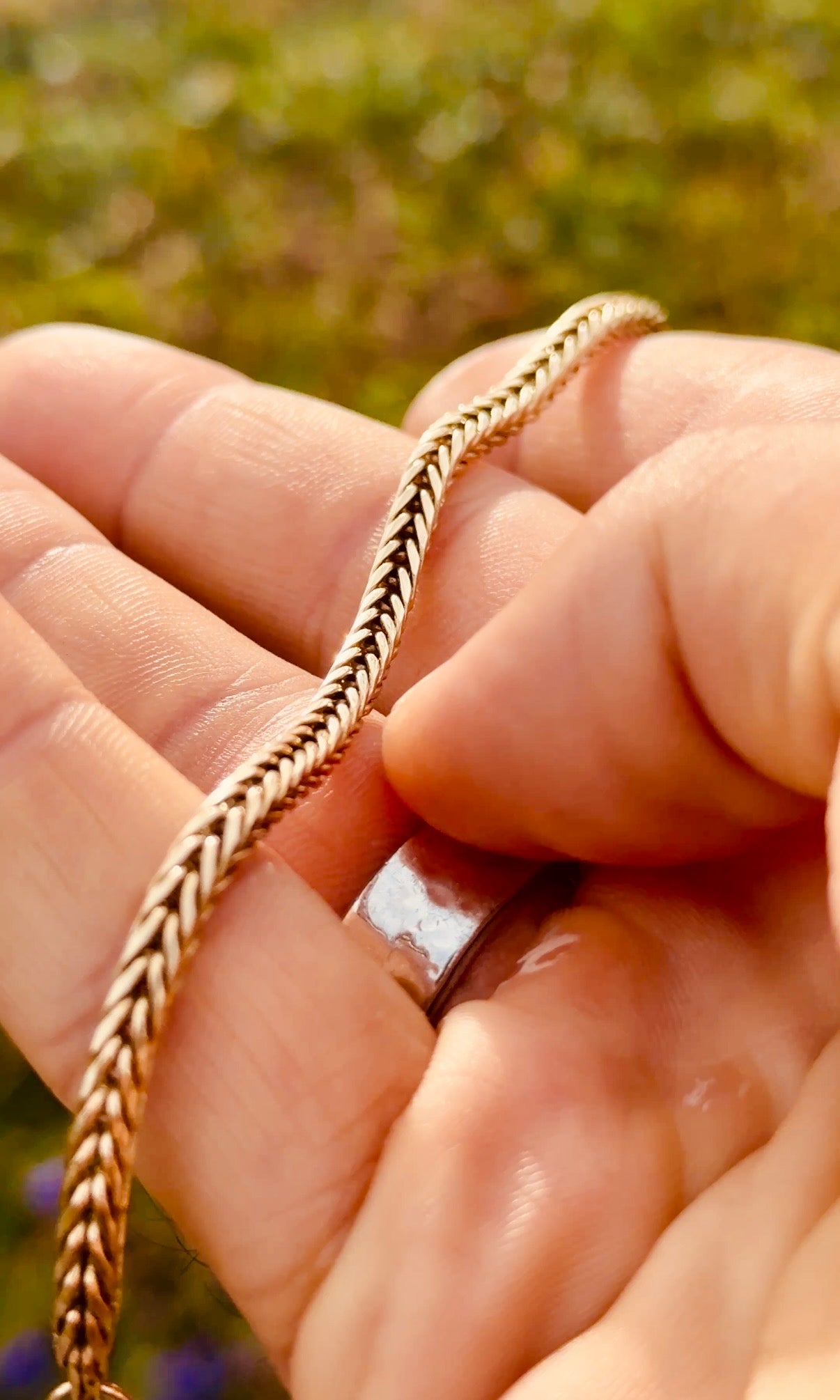 Gold Foxtail Bracelet