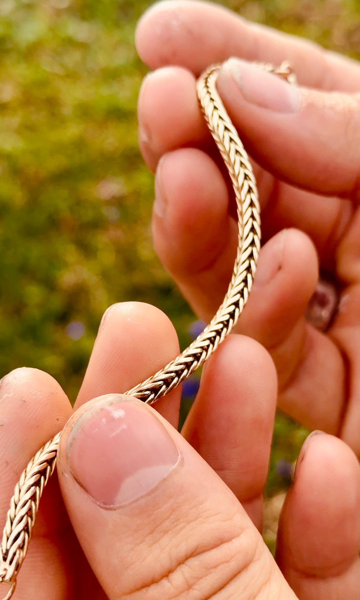 Gold Foxtail Bracelet