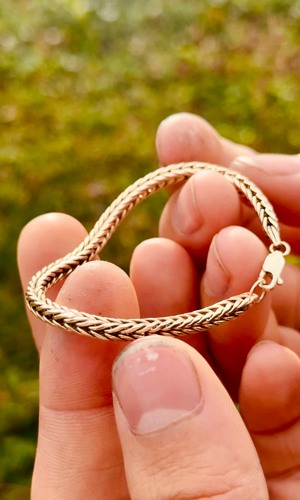 Gold Foxtail Bracelet