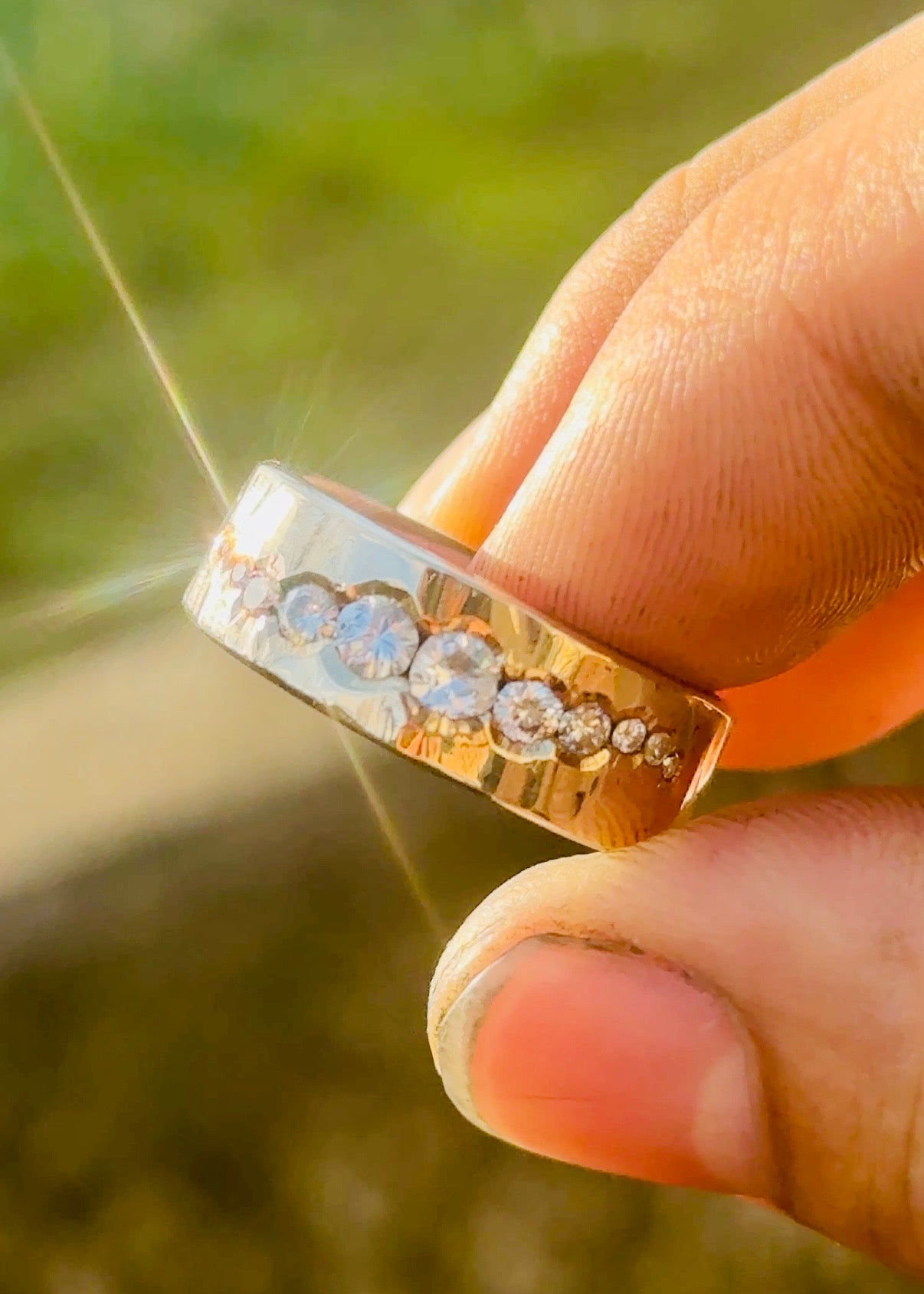 Diamond Channel Ring