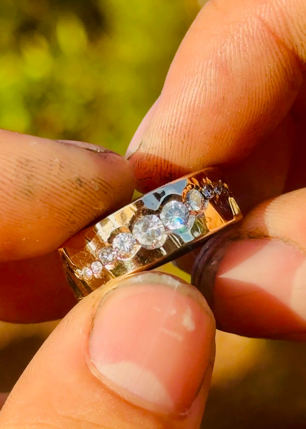 Diamond Channel Ring