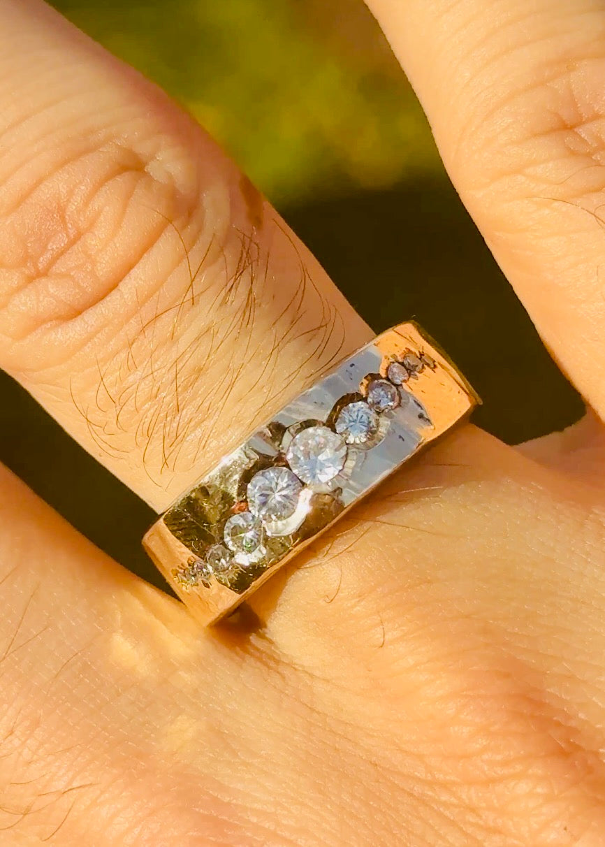 Diamond Channel Ring