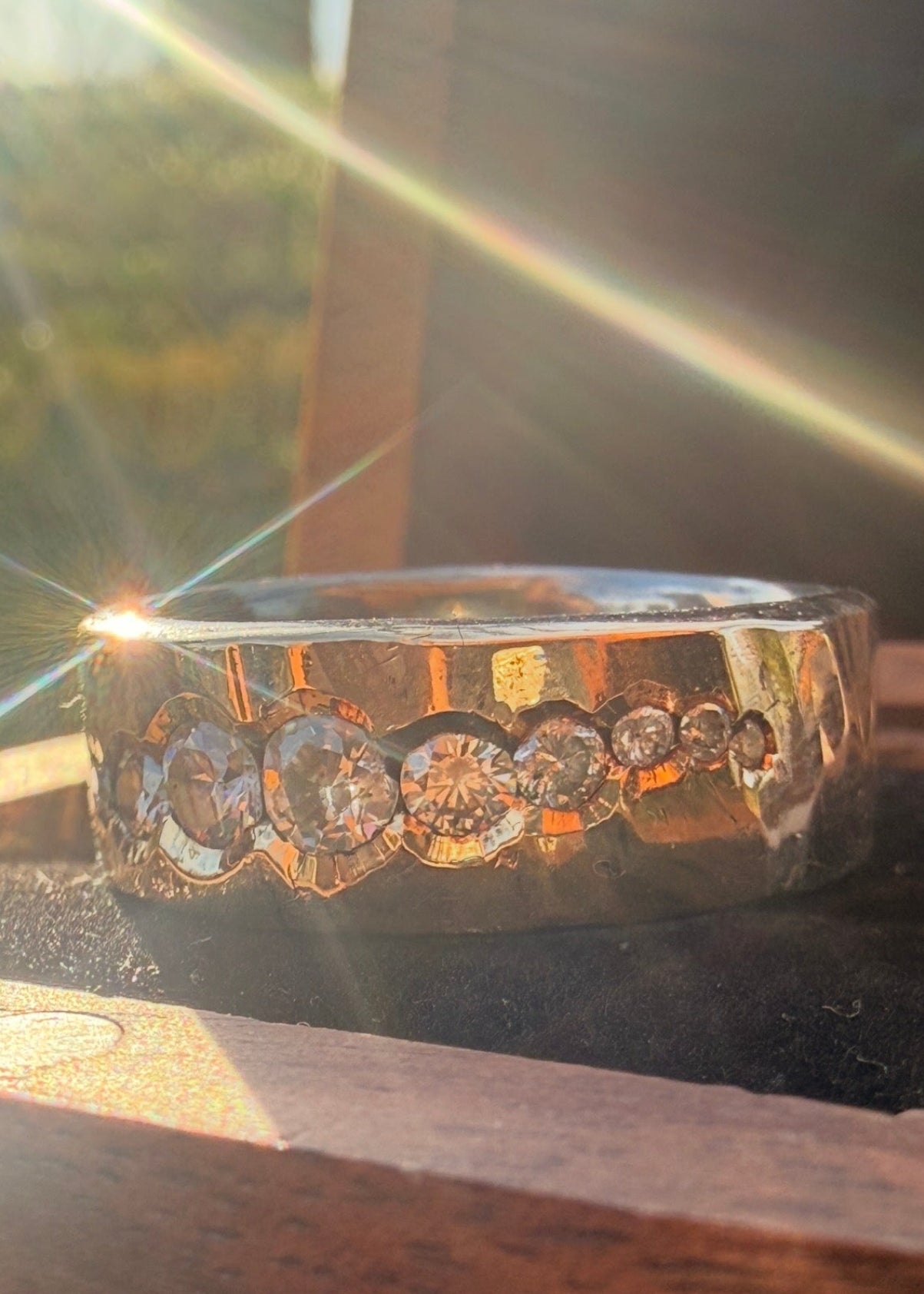 Diamond Channel Ring