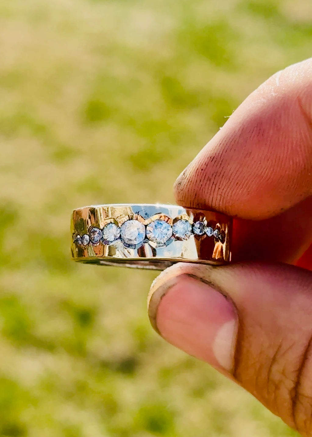 Diamond Channel Ring