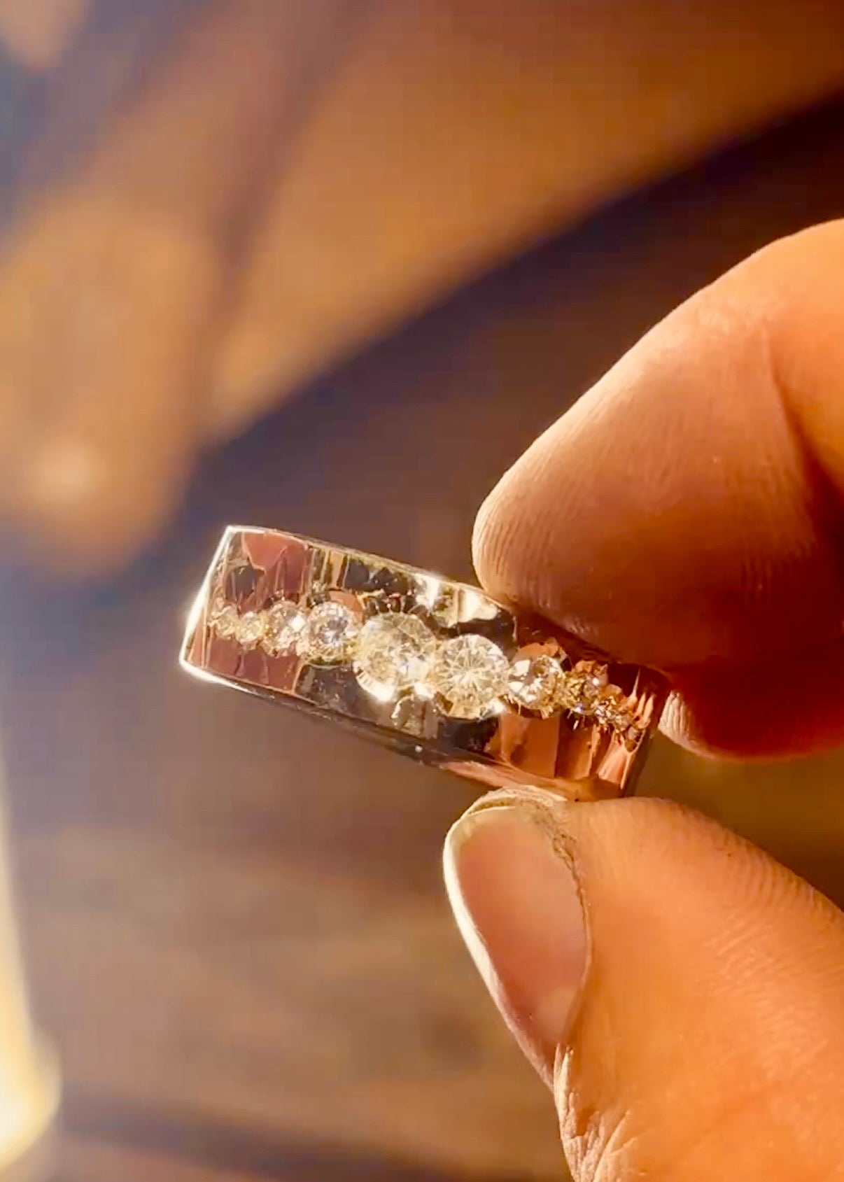 Diamond Channel Ring