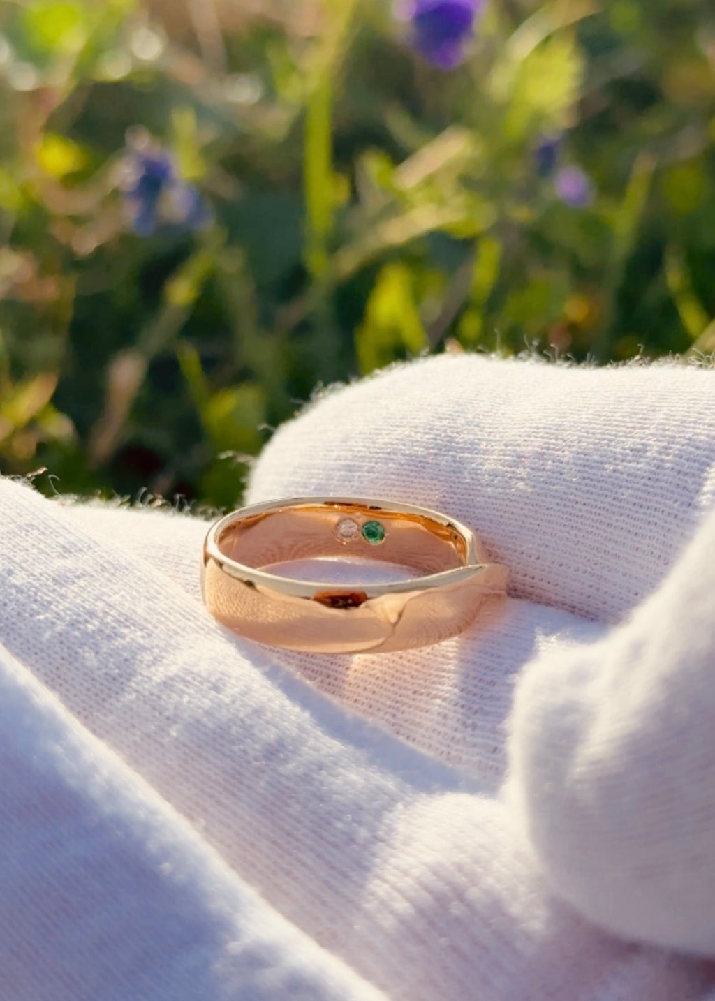 6mm Gold Mobius Ring