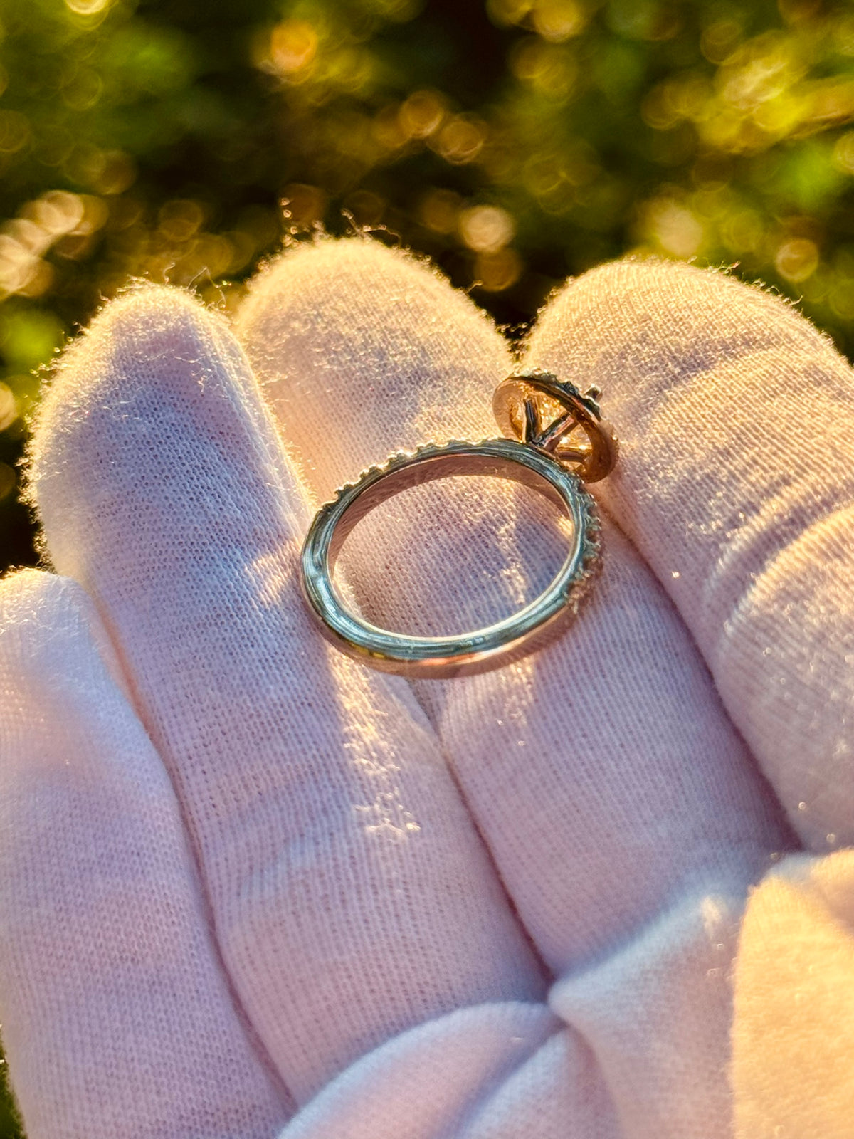 Halo Engagement Ring