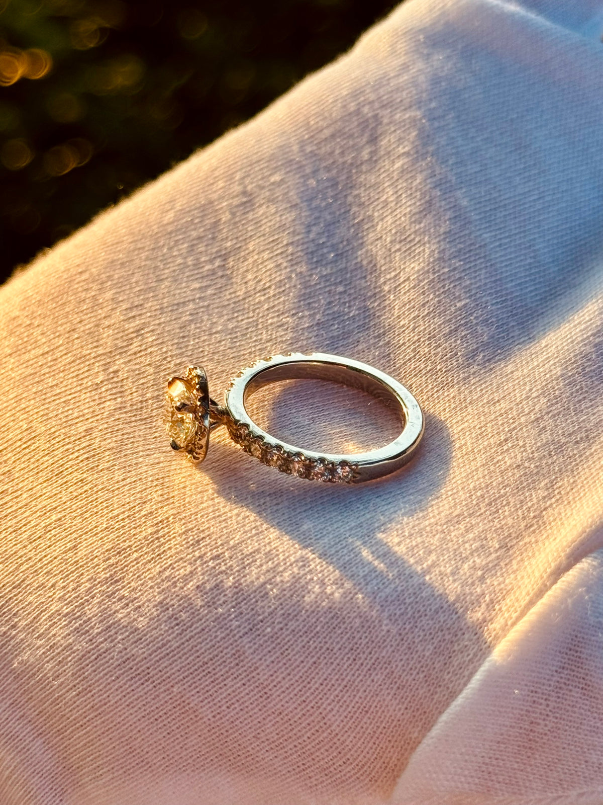 Halo Engagement Ring