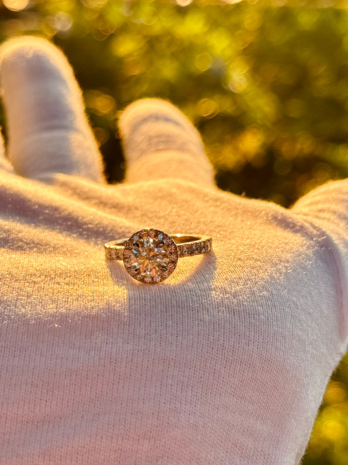 Halo Engagement Ring
