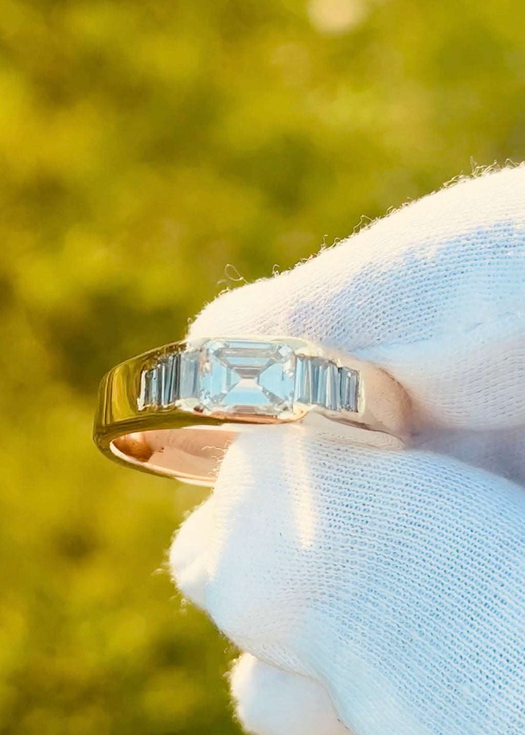 Diamond Surface Ring
