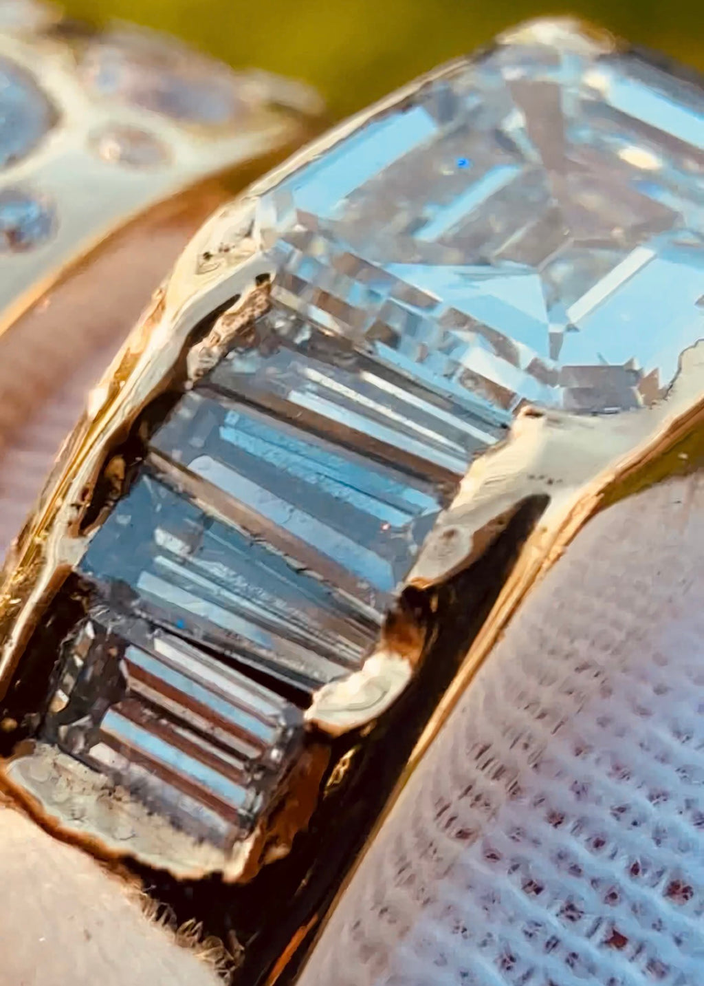 Diamond Surface Ring