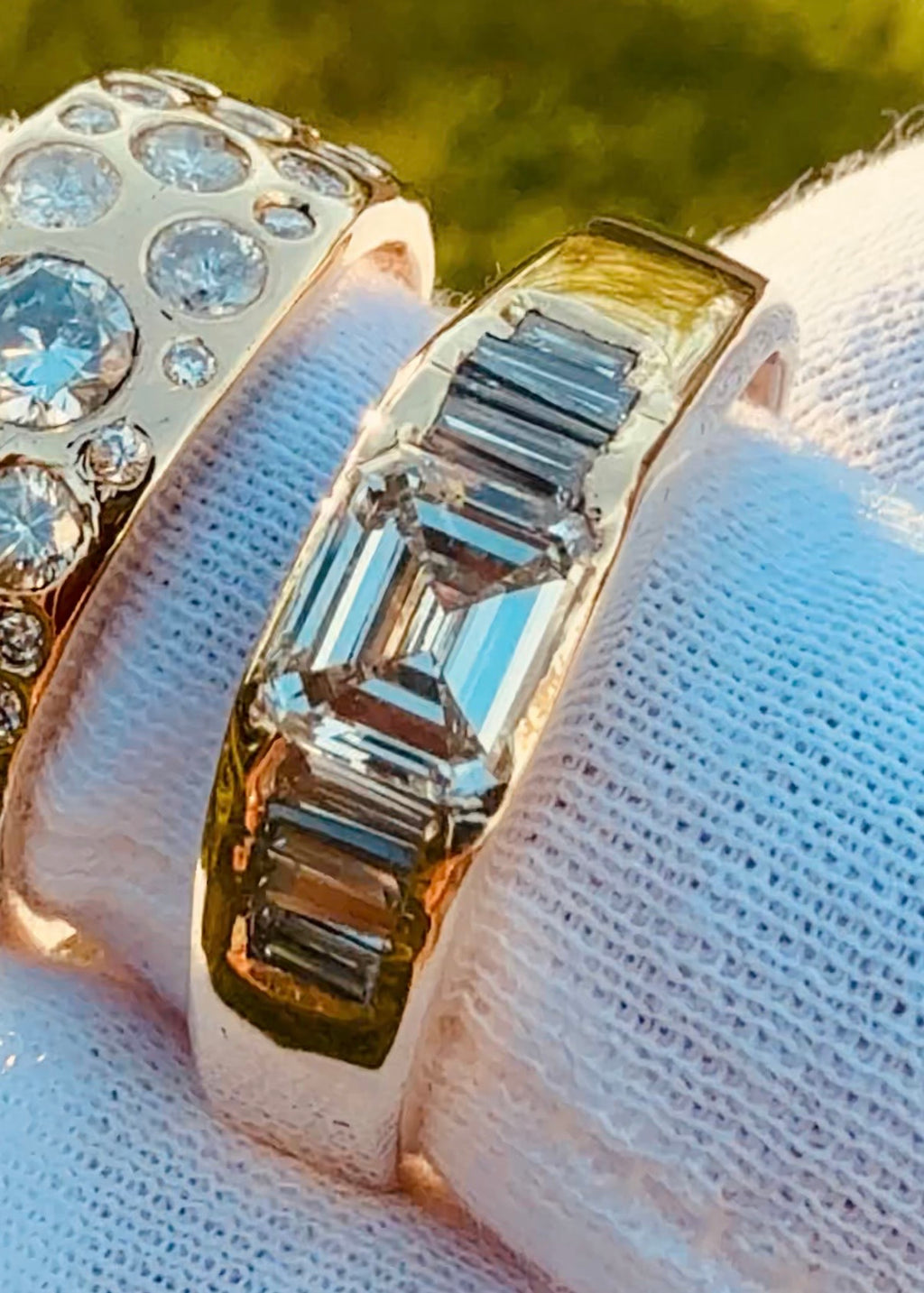 Diamond Surface Ring
