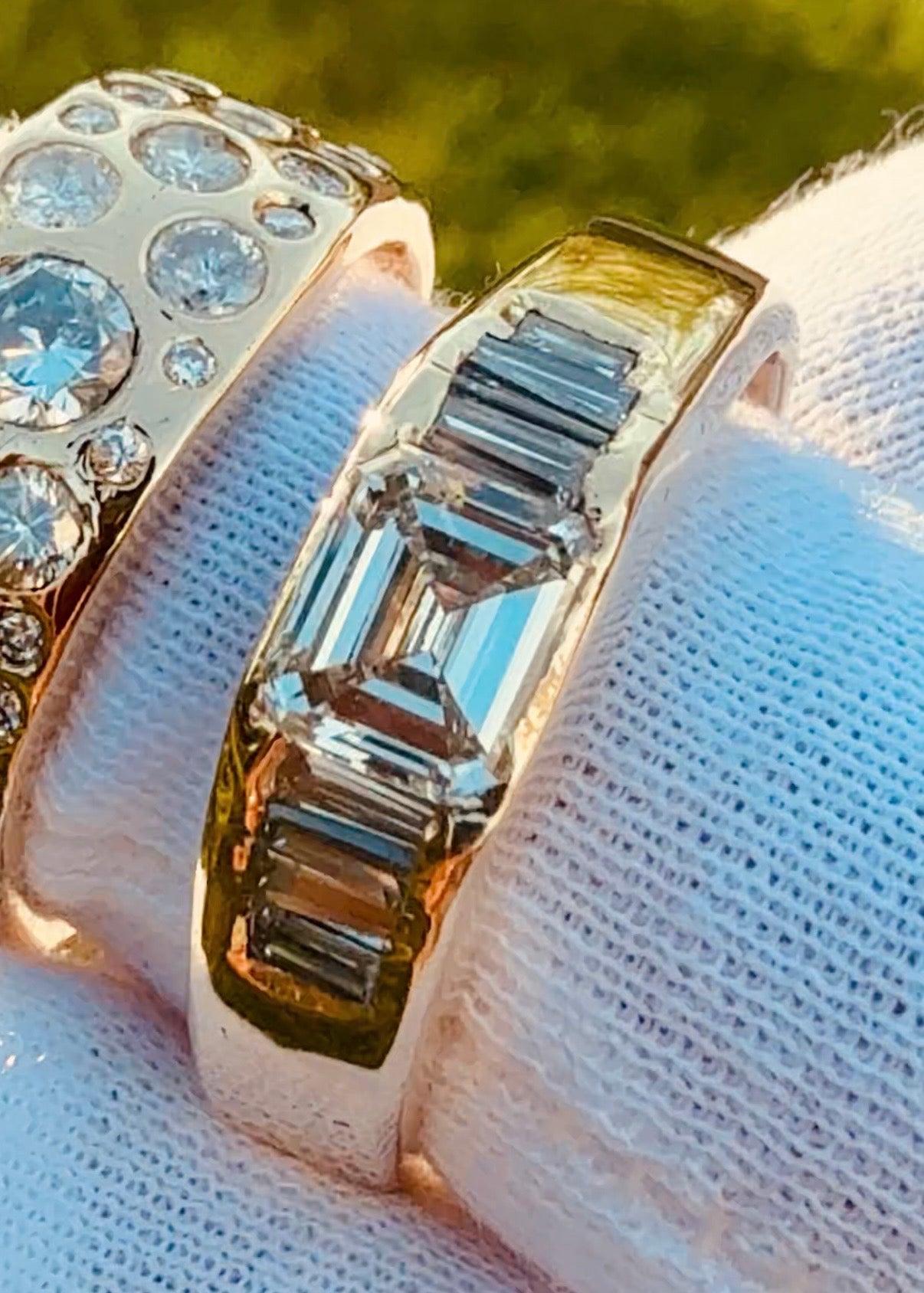 Diamond Surface Ring