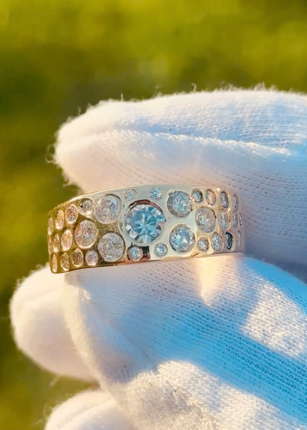 Diamond Encrusted Ring