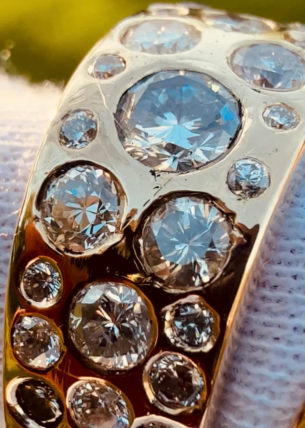 Diamond Encrusted Ring