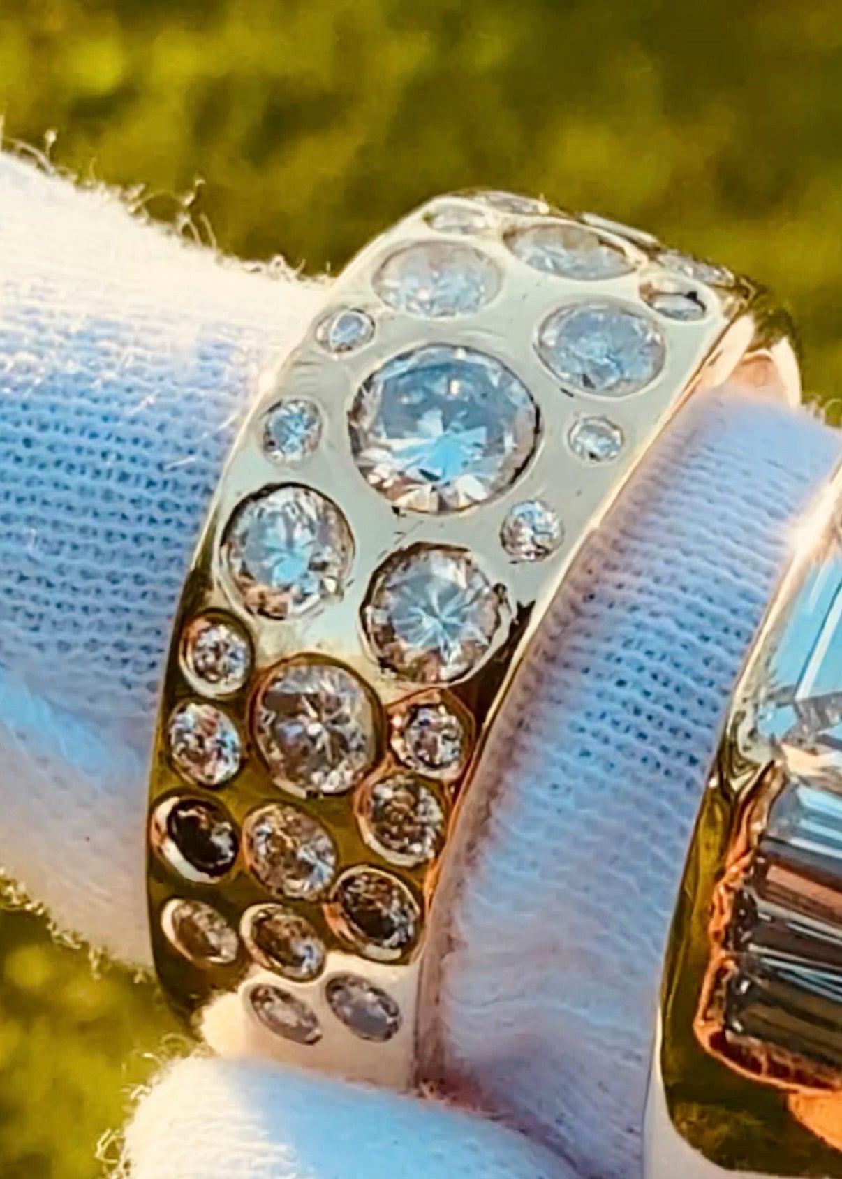 Diamond Encrusted Ring
