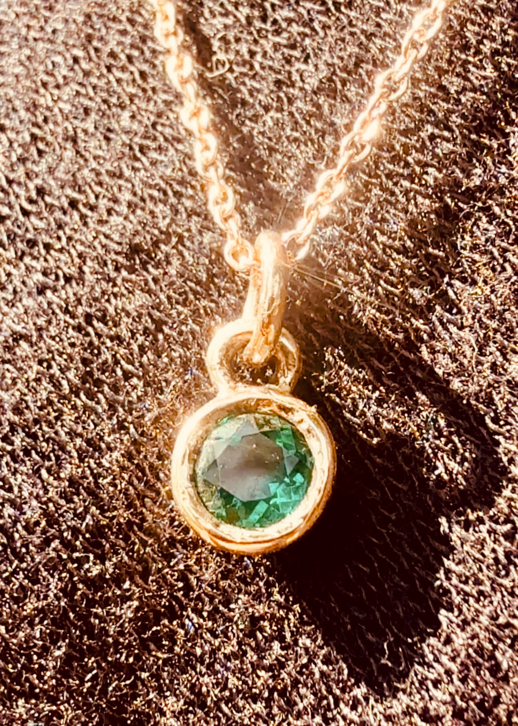 Gemstone Cup Pendant