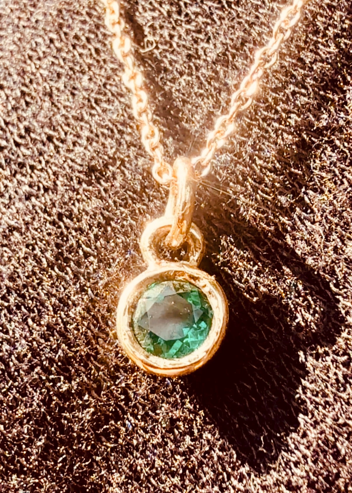 Gemstone Cup Pendant
