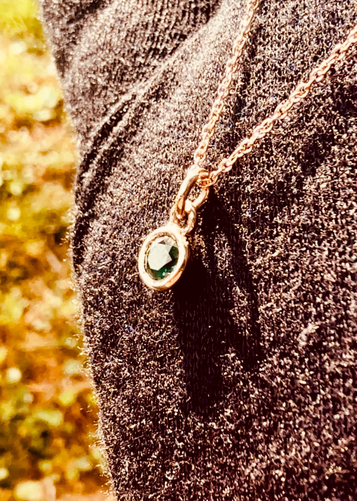 Gemstone Cup Pendant