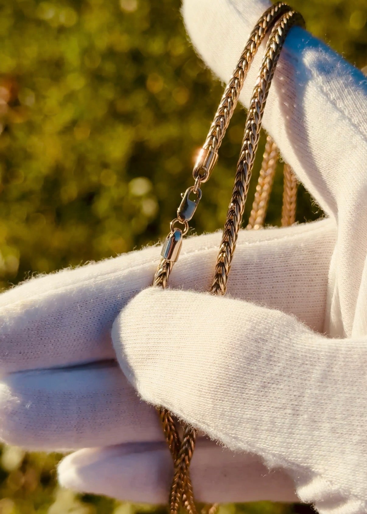 Gold Foxtail Necklace
