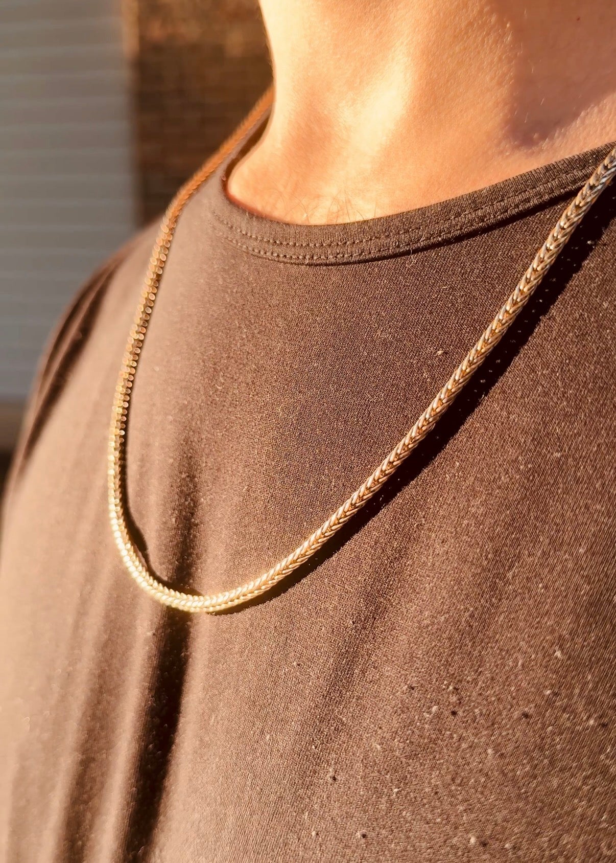 Gold Foxtail Necklace