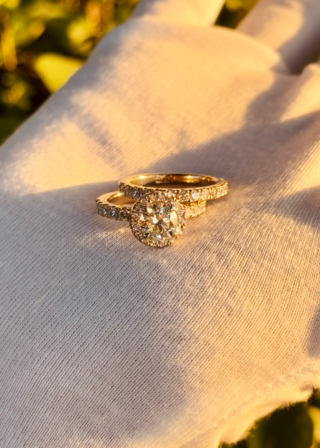 Halo Engagement Ring