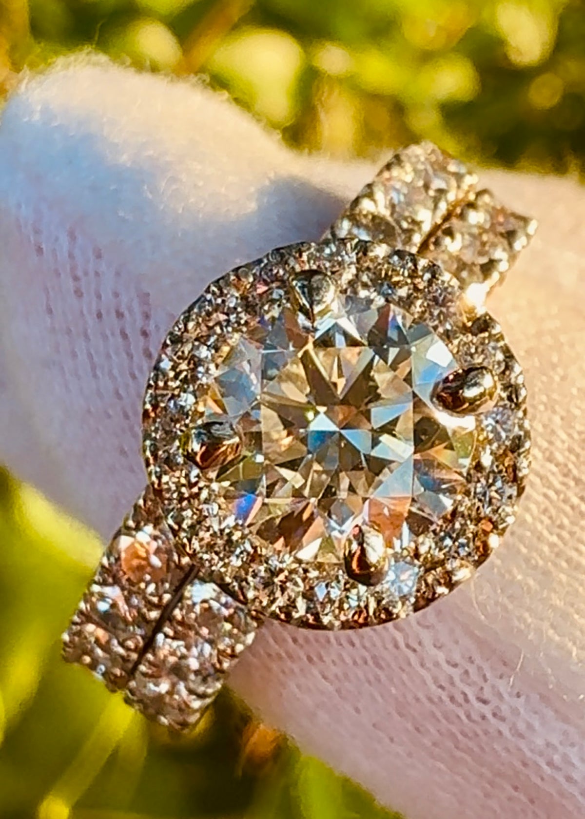 Halo Engagement Ring