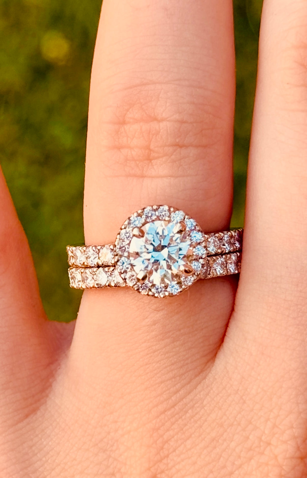 Halo Engagement Ring