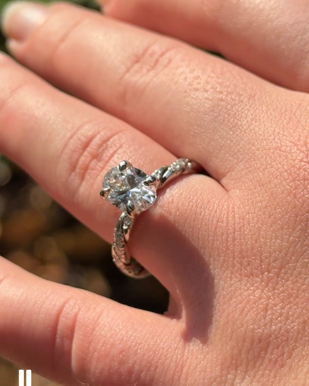 Twisted Engagement Ring