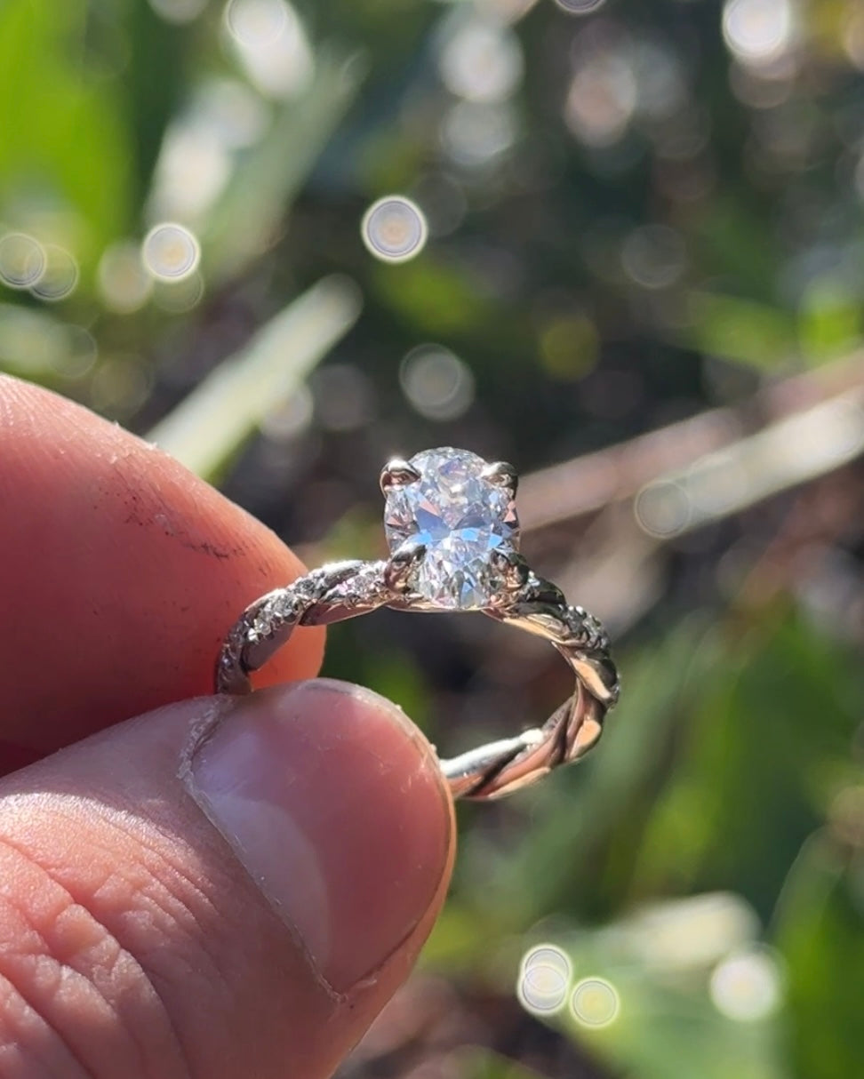 Twisted Engagement Ring