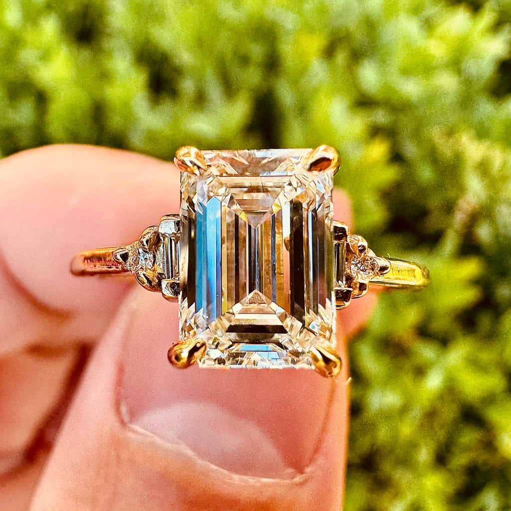 Emerald Cut Engagement Ring