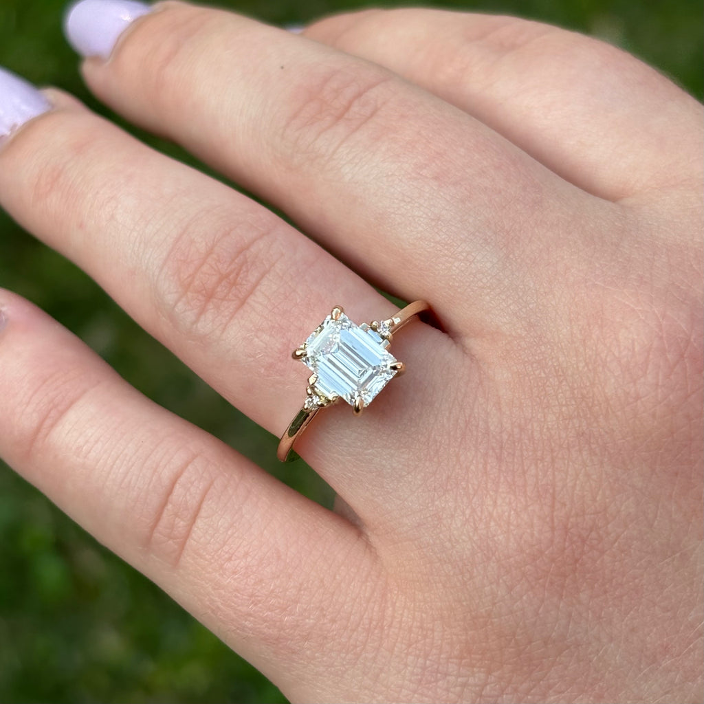 Emerald Cut Engagement Ring