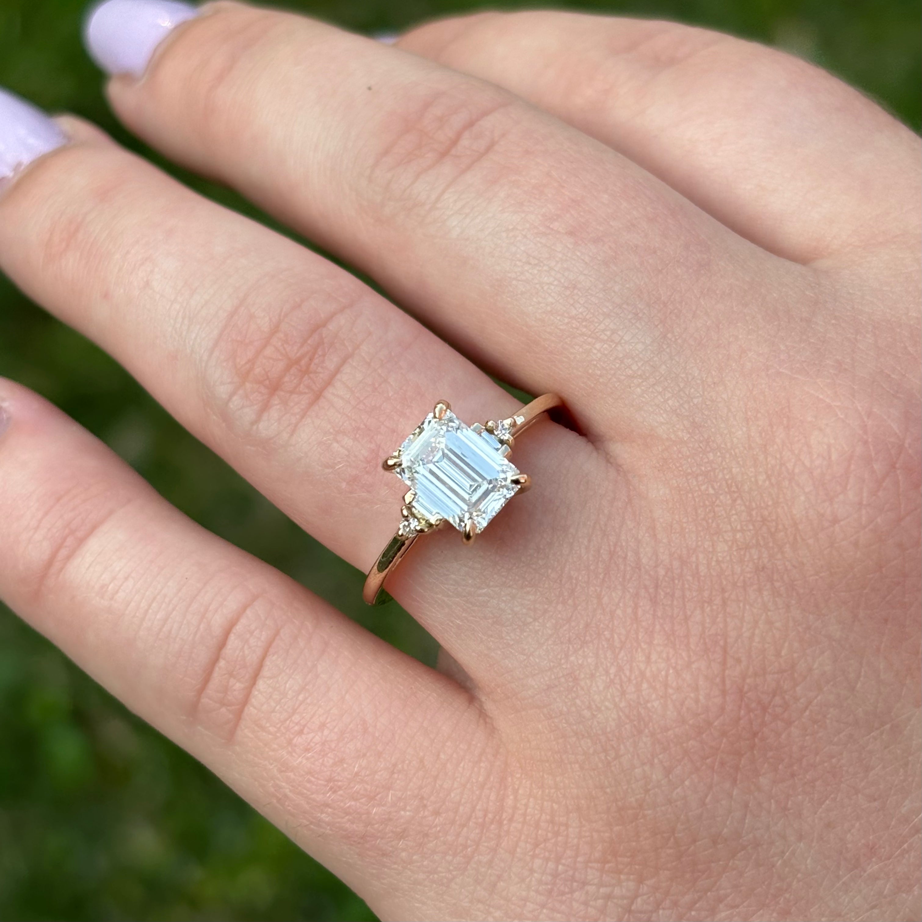 Emerald Cut Engagement Ring