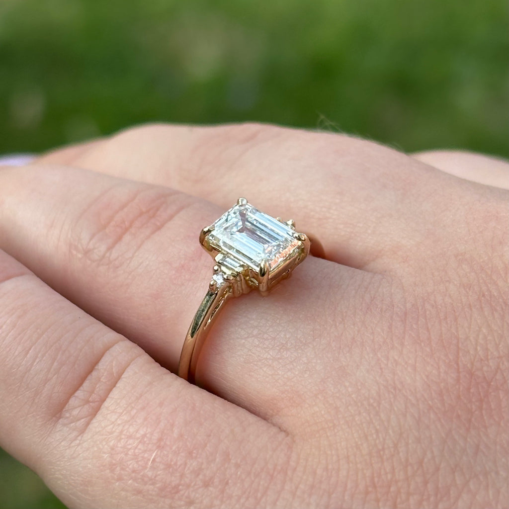 Emerald Cut Engagement Ring