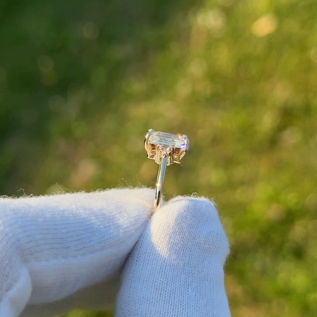 Emerald Cut Engagement Ring