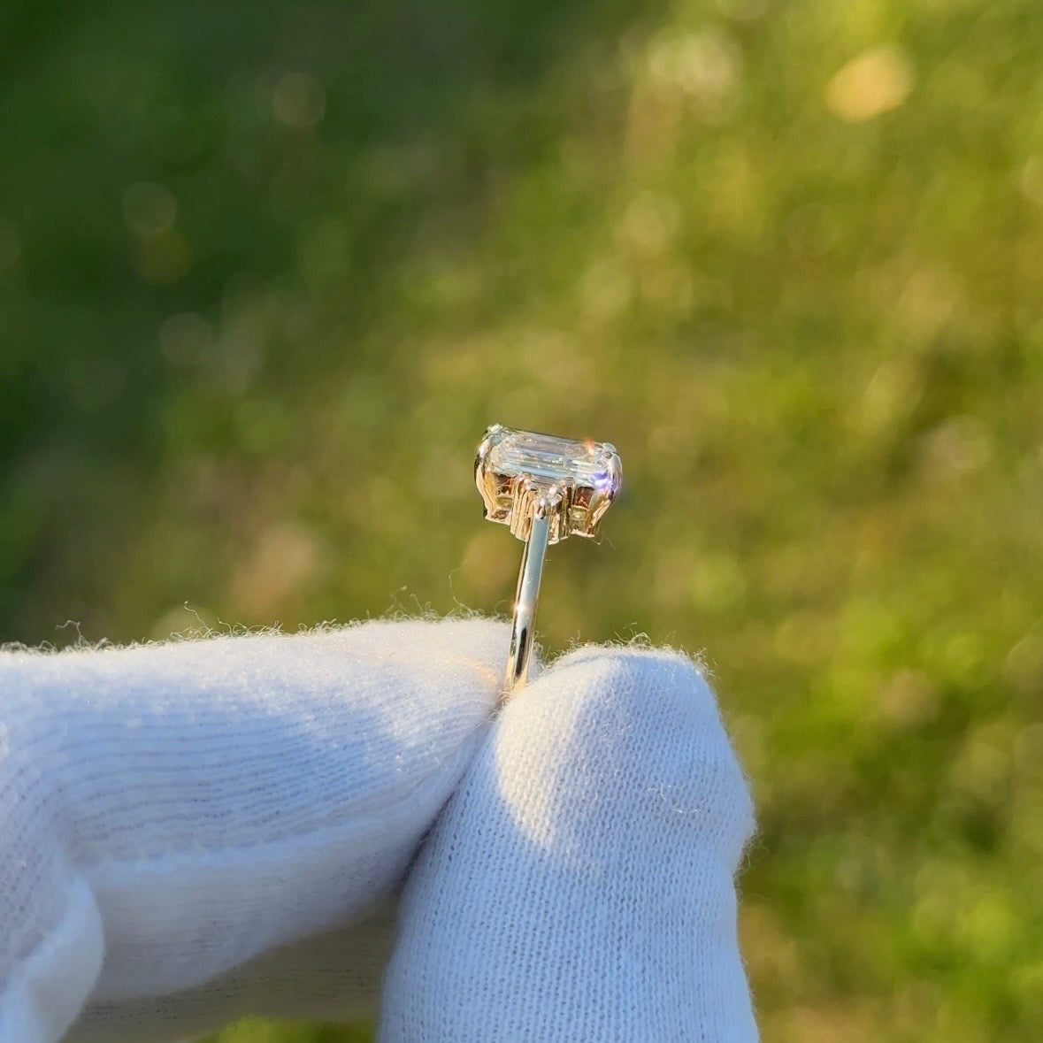 Emerald Cut Engagement Ring