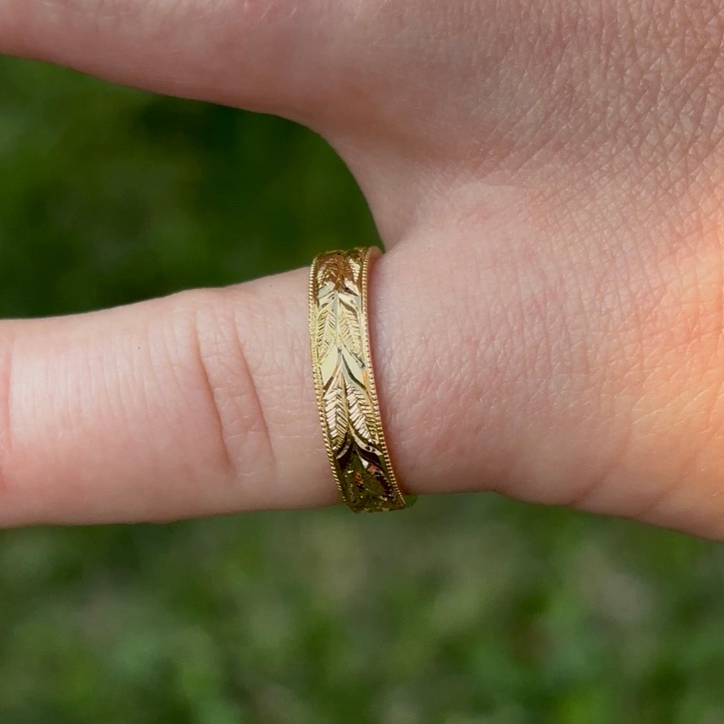 Engraved Women's Band