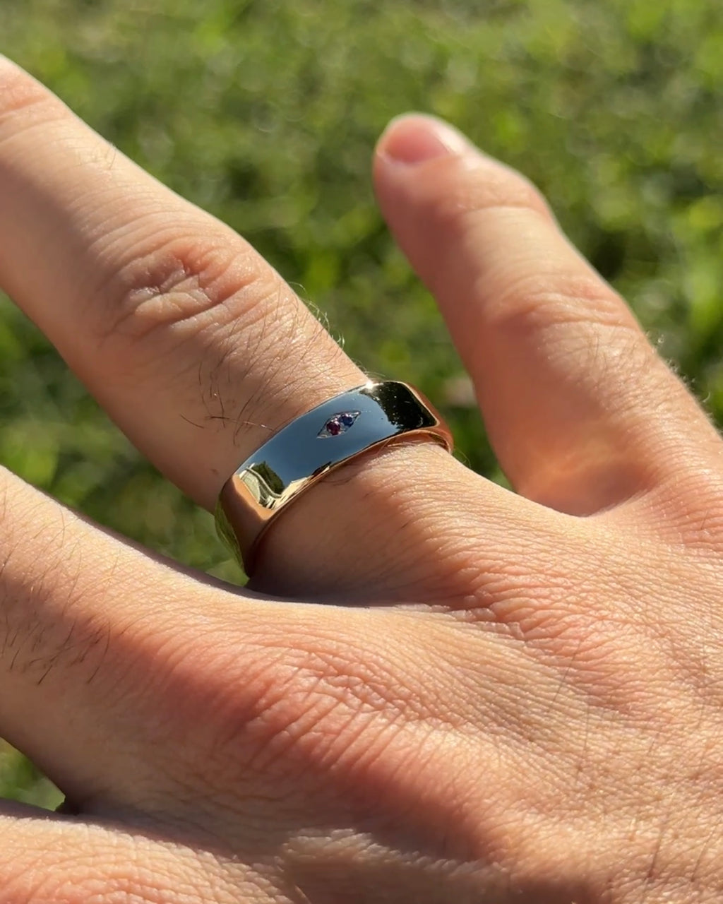 Sapphire & Ruby Ring