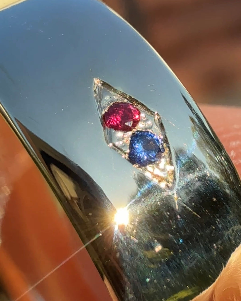 Sapphire & Ruby Ring