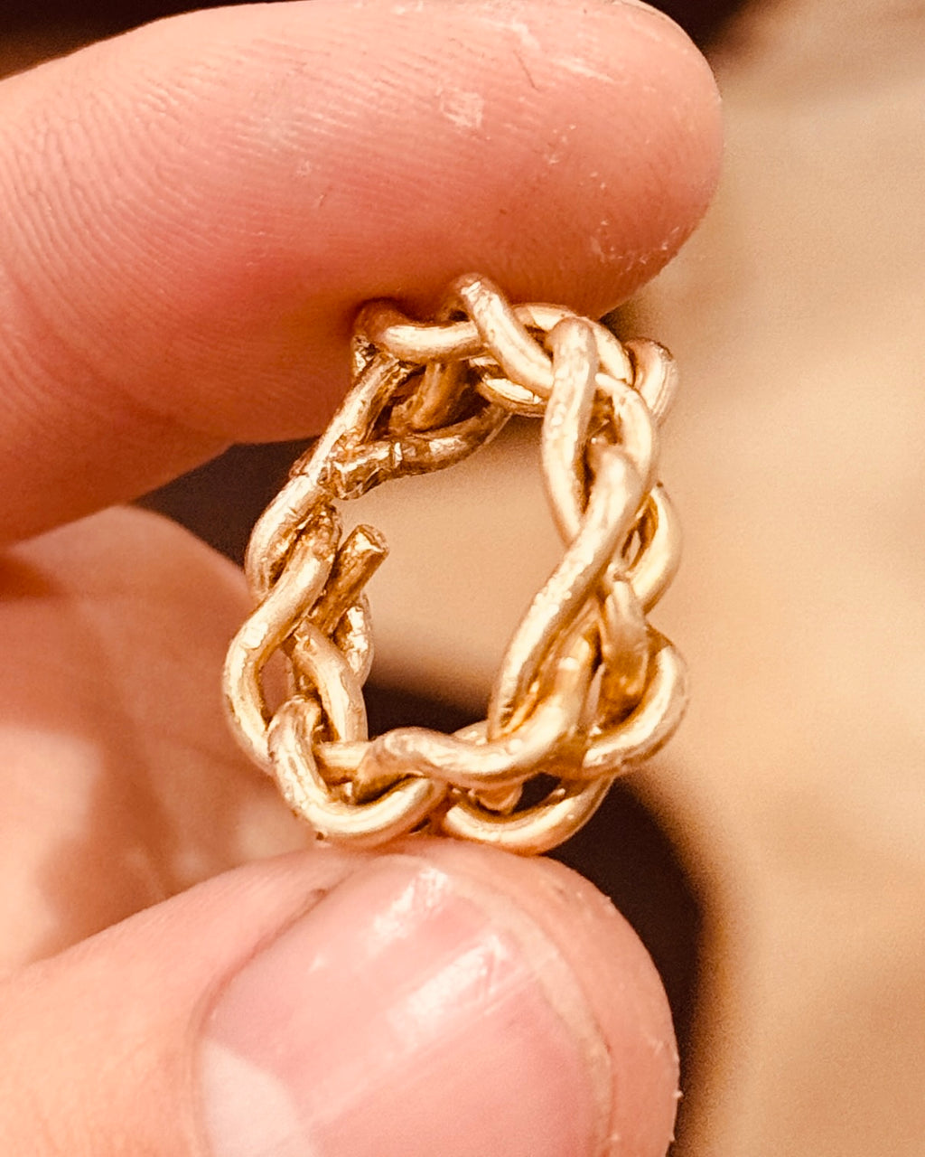 Braided Birthstone Ring