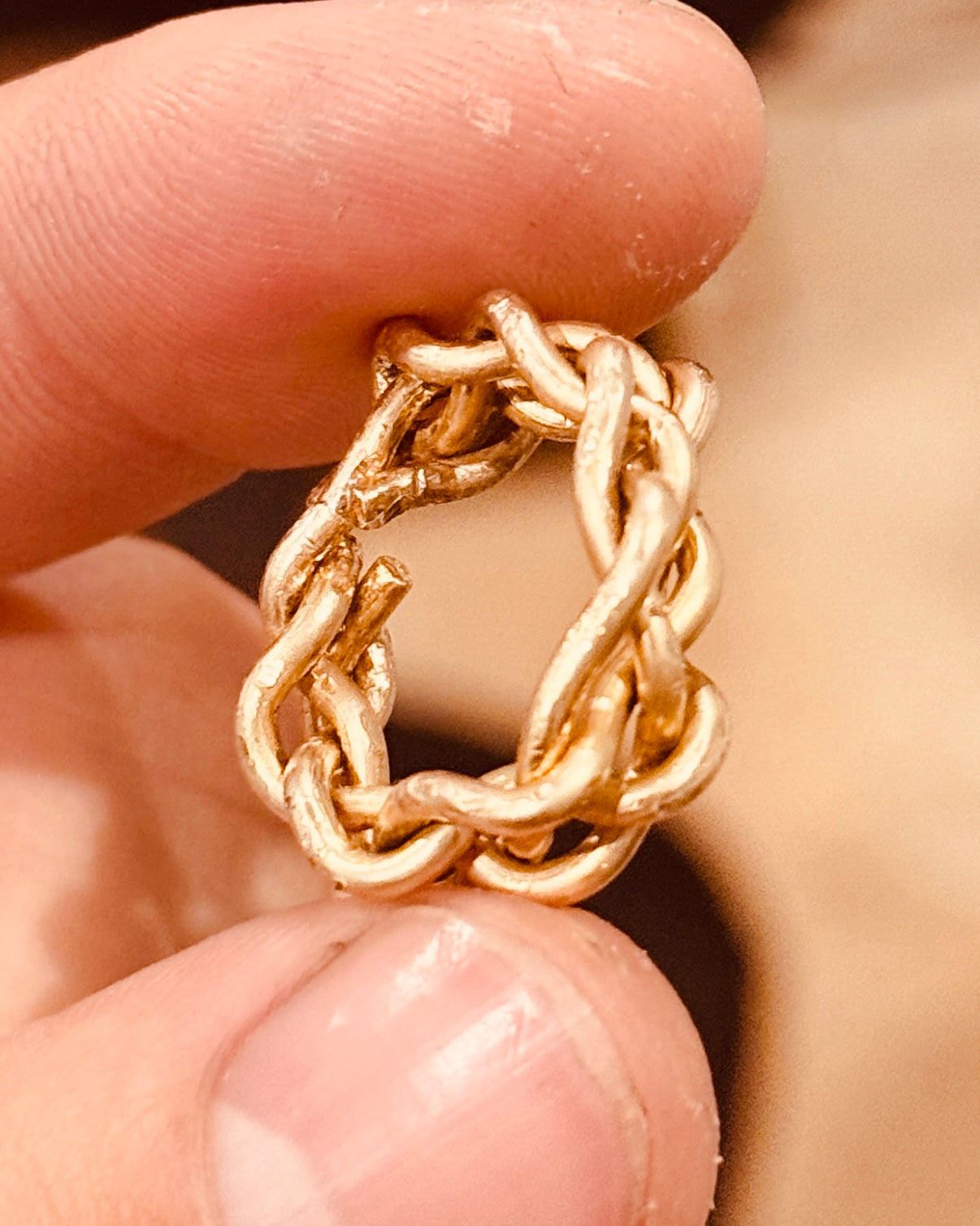 Braided Birthstone Ring