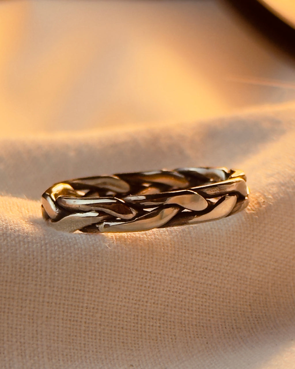 Gold Braided Ring