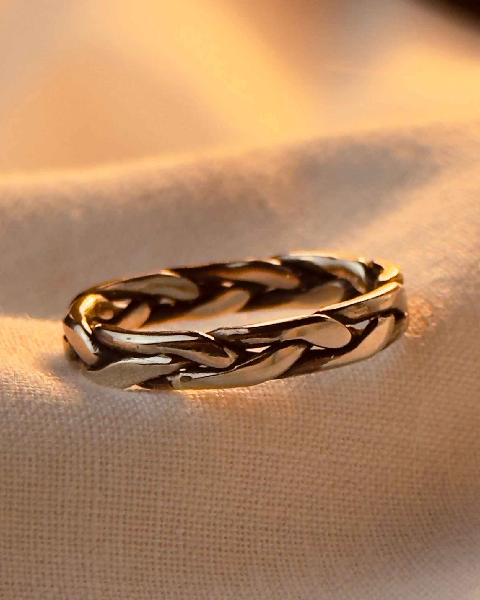 Gold Braided Ring