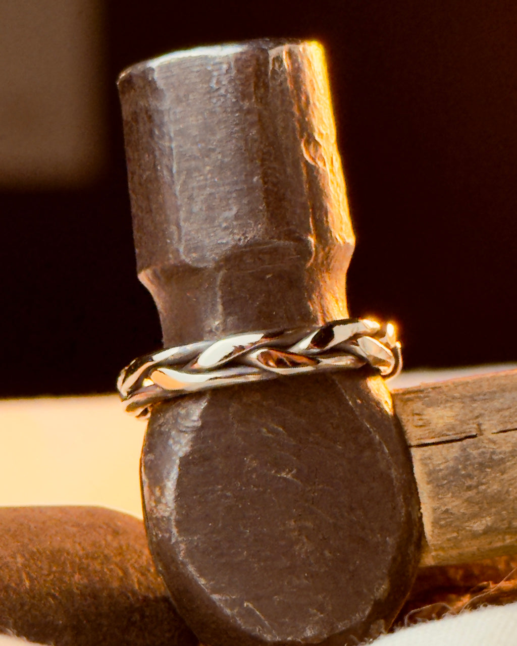 Gold Braided Ring